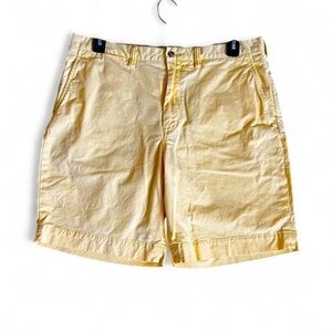 Polo by Ralph Lauren Pale Yellow Flat-Front Men’s Shorts